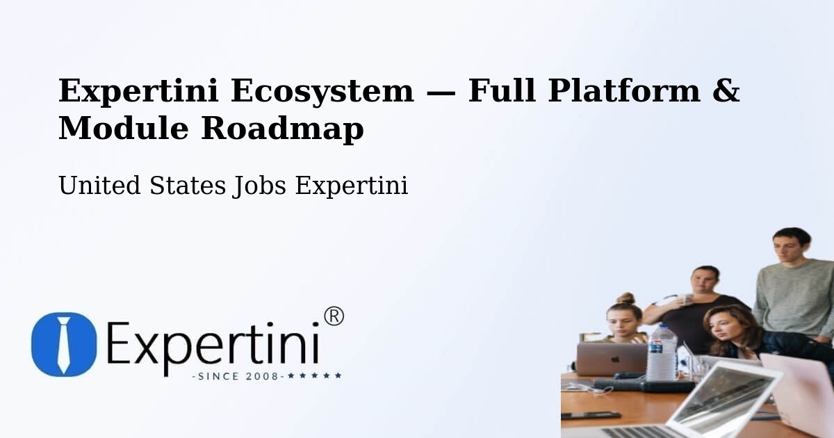 Expertini Ecosystem — Full Platform & Module Roadmap – Milton
